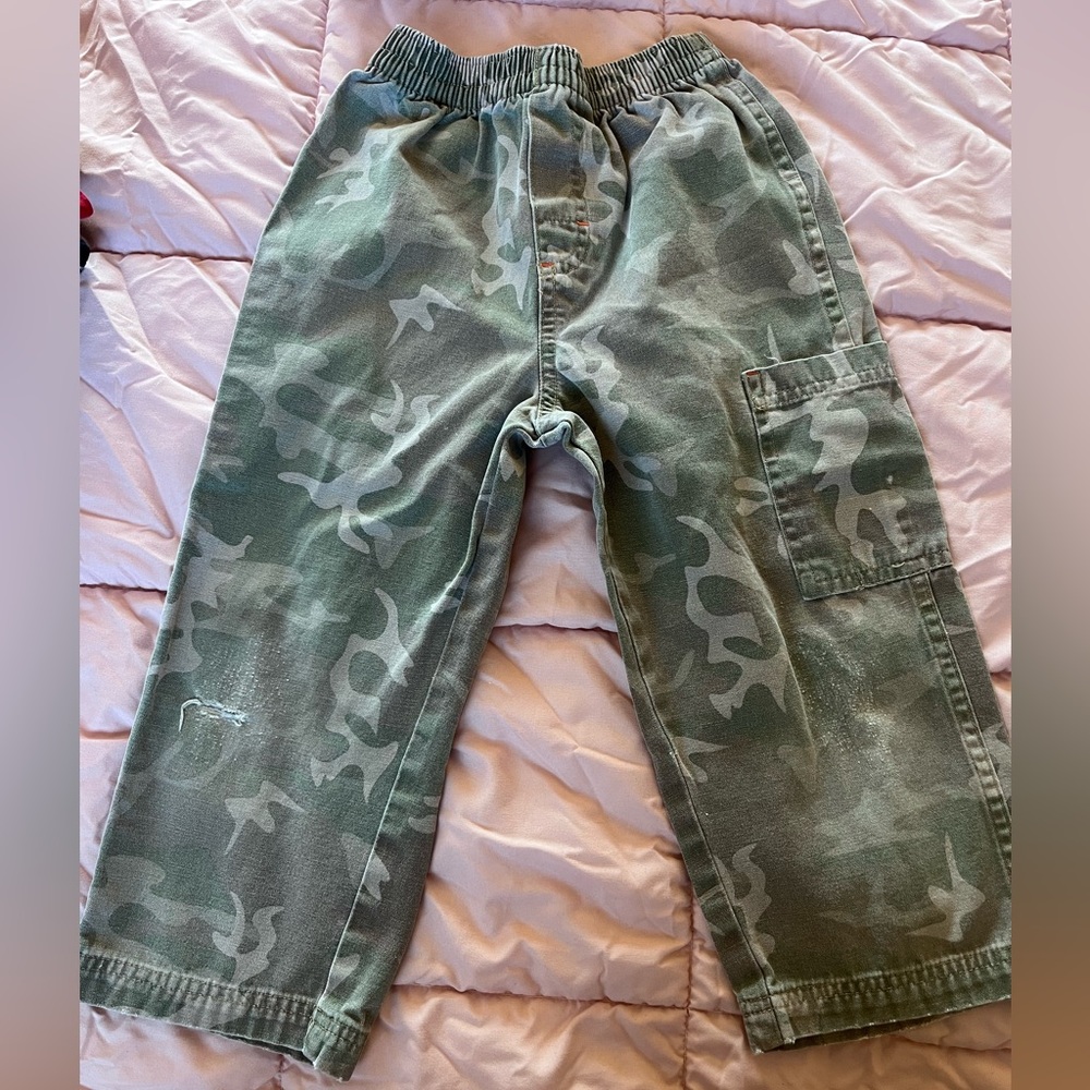 Vintage Curiuos George Camouflage Cargo Pants